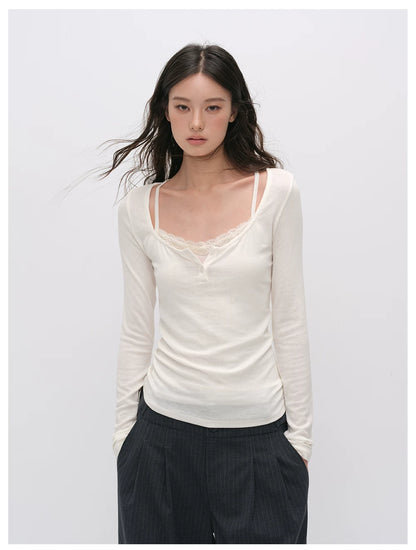 VIA PITTI VIACT6342 Tencel-Wool Blend Top