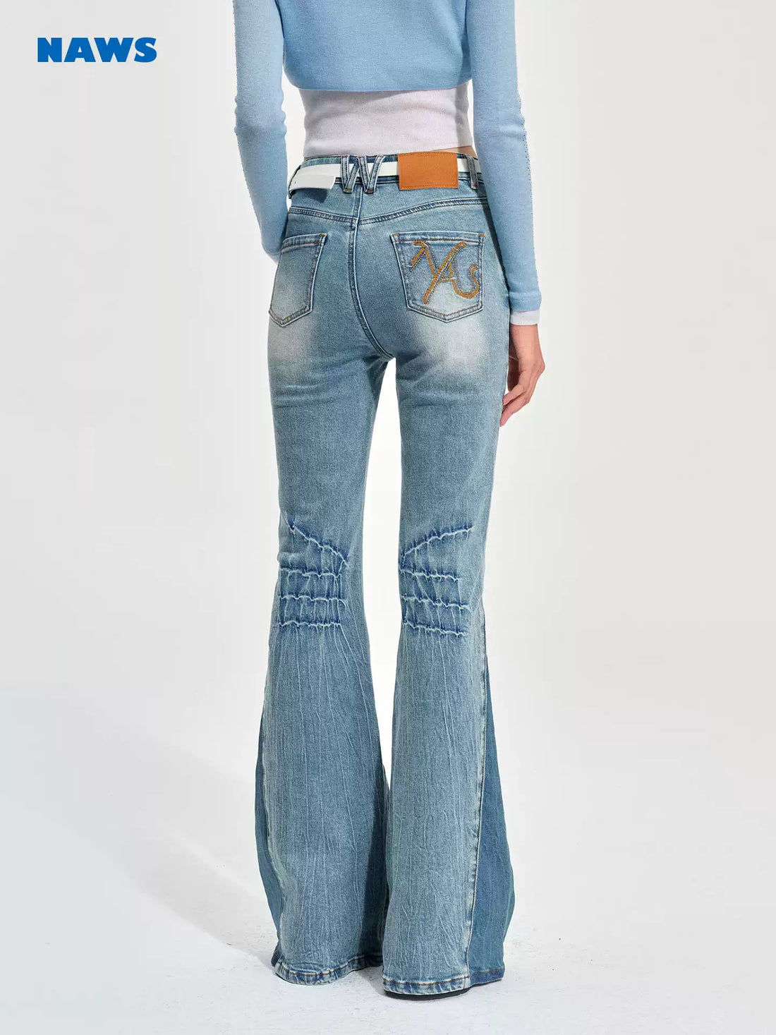 NAWS Wash tight micro flared pants