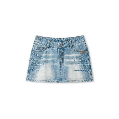 NAWS Diagonal low waist A-line skirt