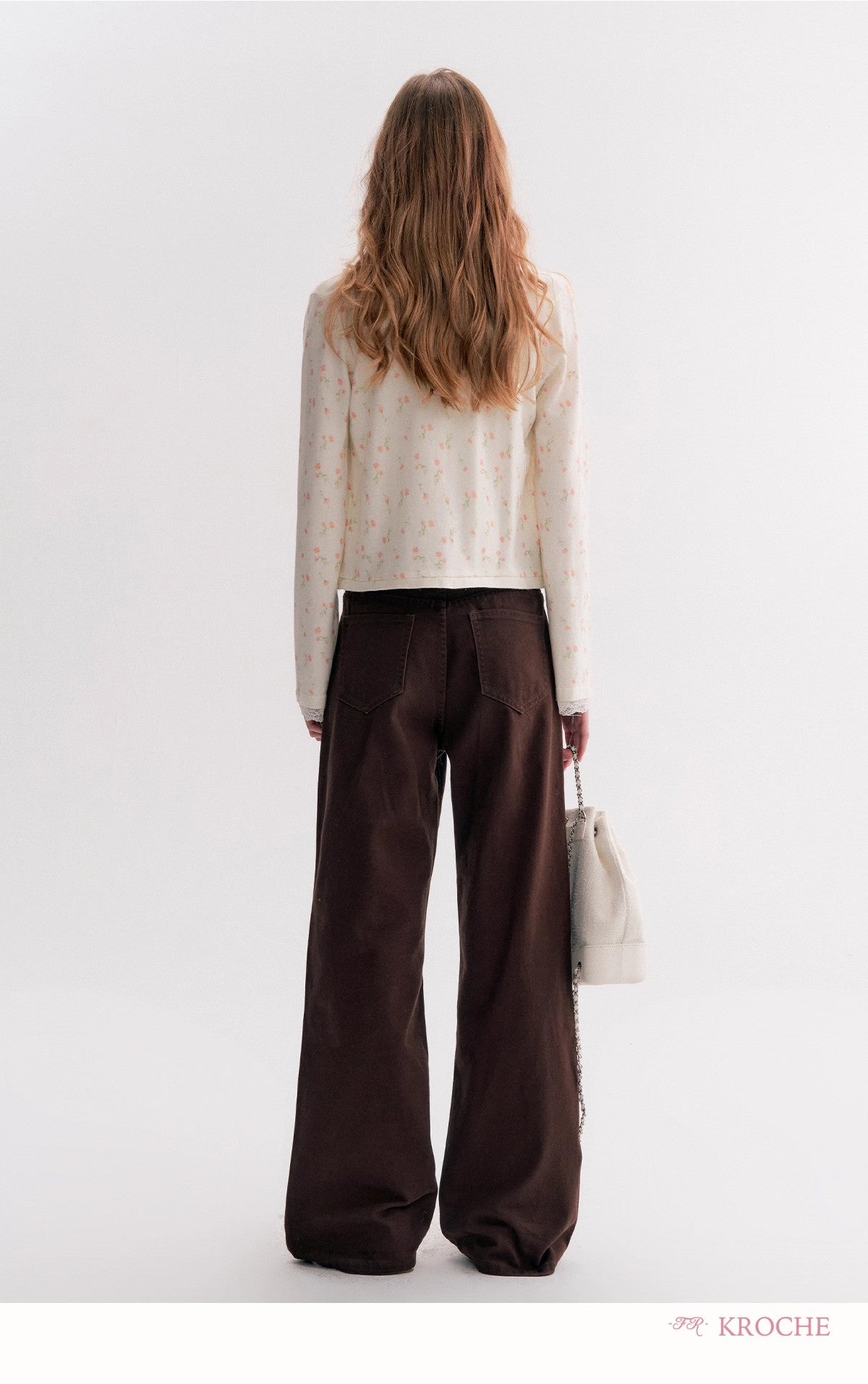 Kroche Knit Cotton Wide-Leg Jeans
