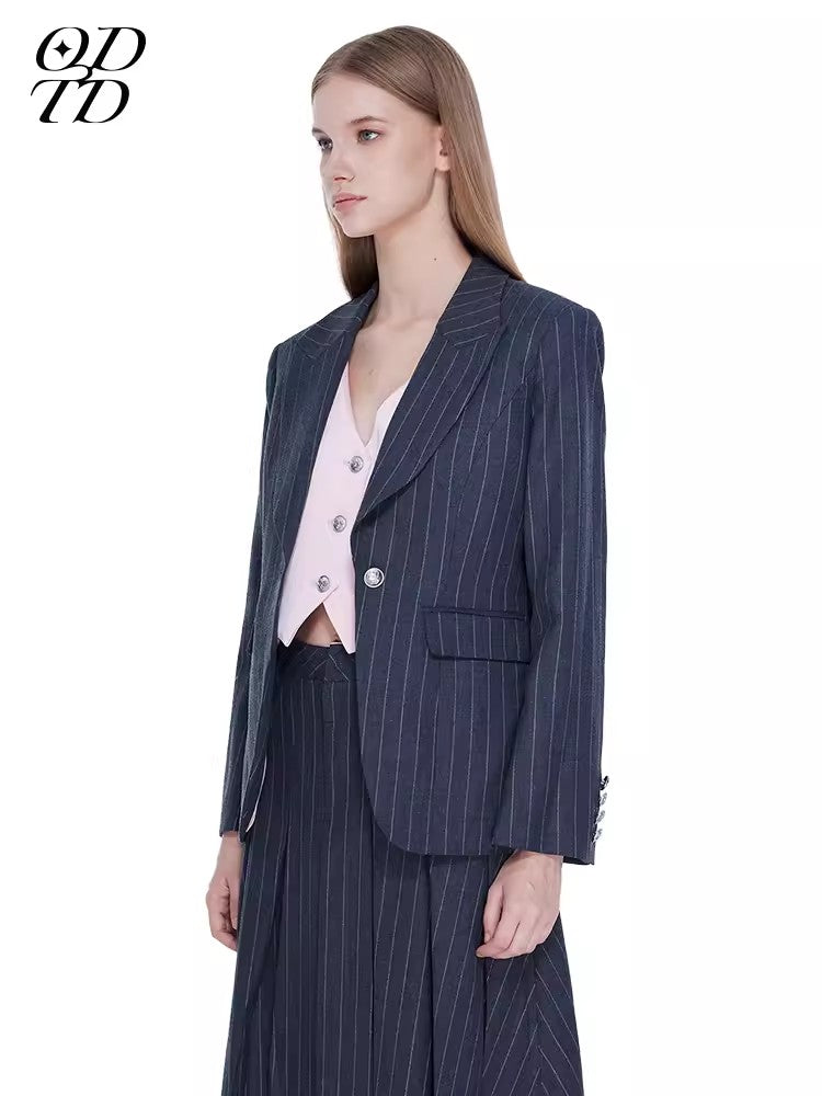 ODTD Fake two-piece vest suit