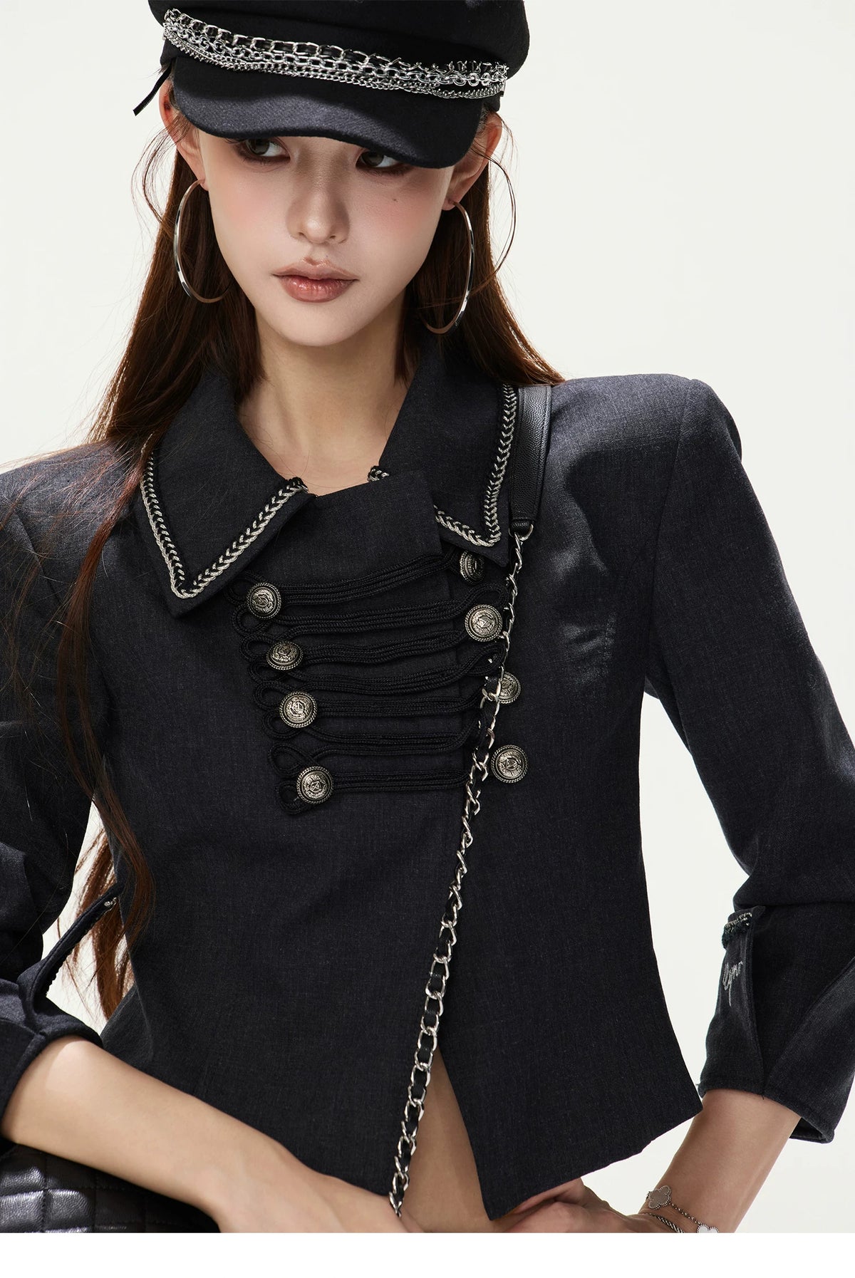 CYNR Palace-Style Jacket and Mini Skirt Set