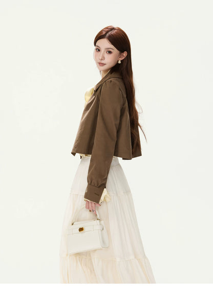 CYNR Vintage Puff-Sleeve Jacket