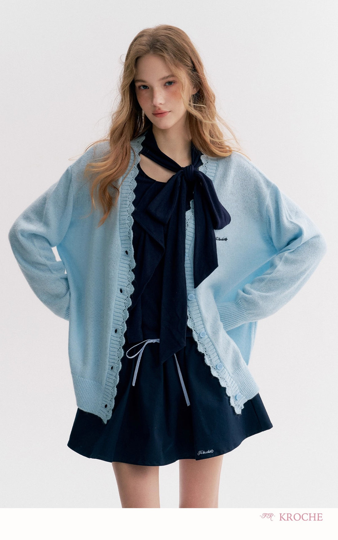 Kroche Oversized Mohair Cardigan