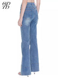 ODTD High waisted slim fitting jeans