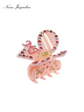 NanaJacqueline NJ Chloe Crystal Butterfly Claw Clip