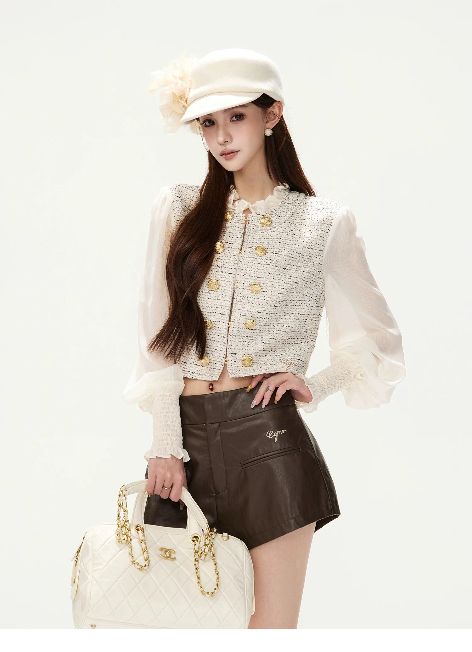 CYNR Tweed Cropped Jacket