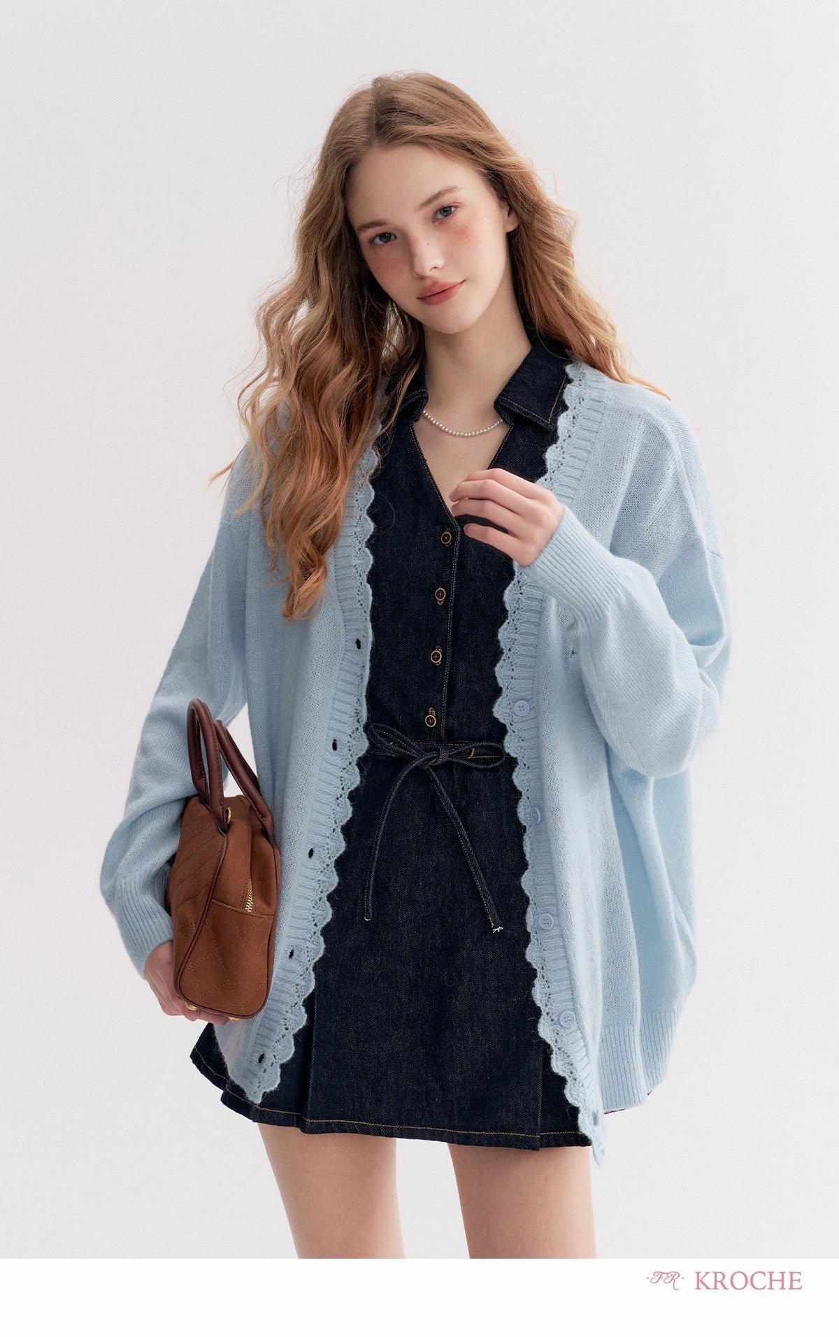 Kroche Oversized Mohair Cardigan