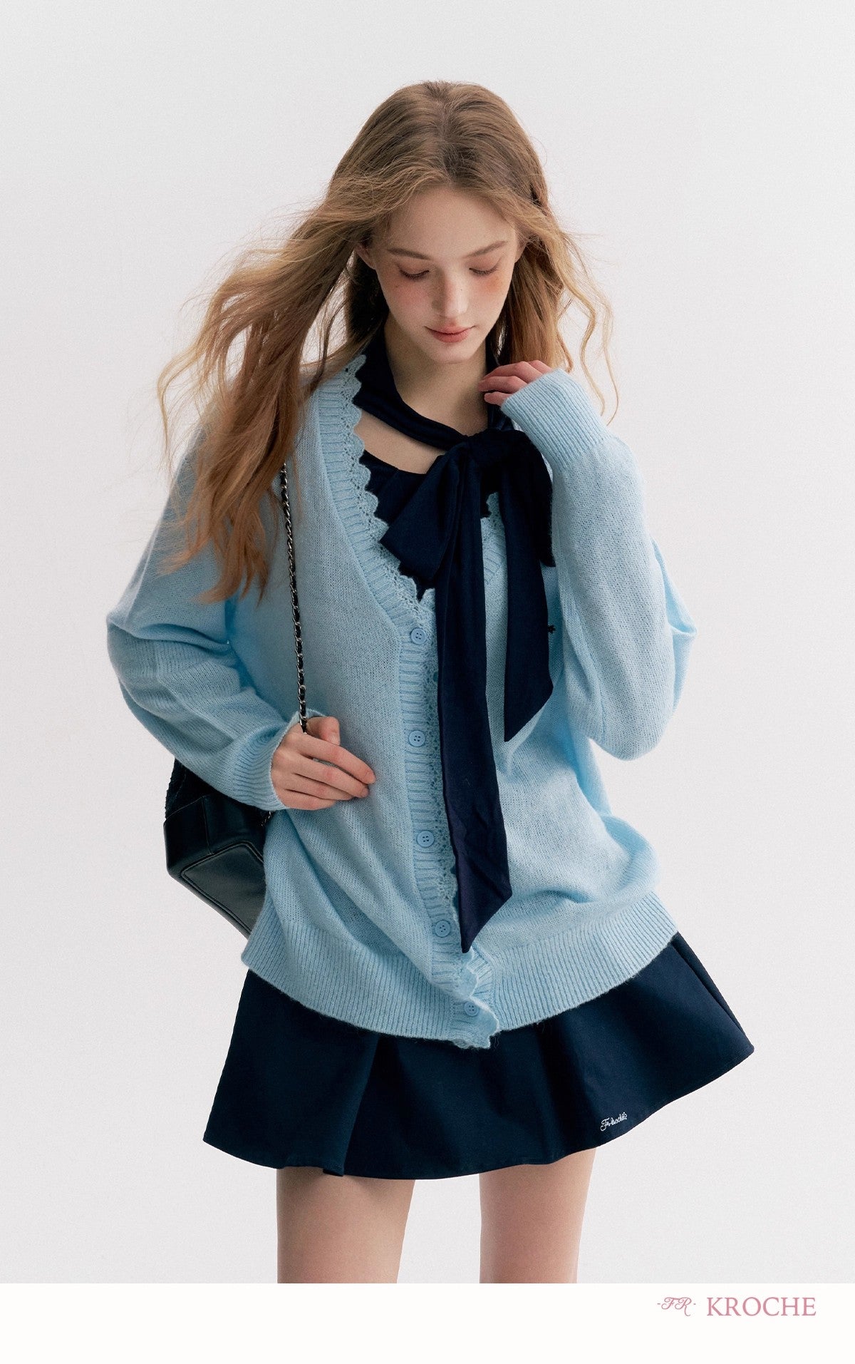 Kroche Oversized Mohair Cardigan