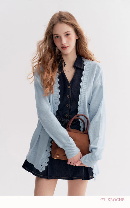 Kroche Oversized Mohair Cardigan