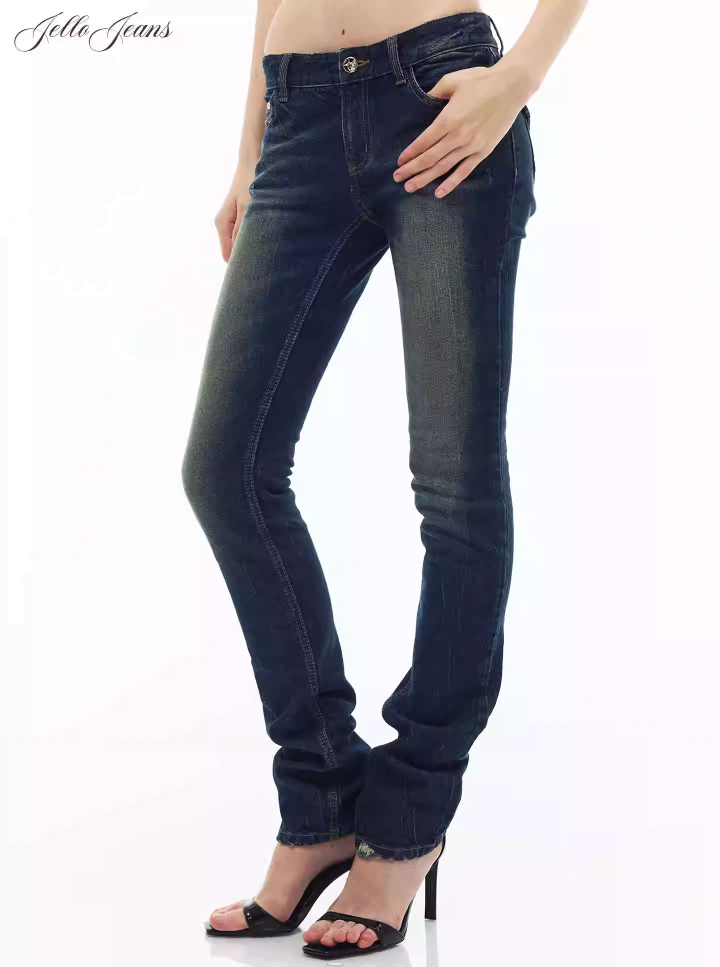 JELLOJELLO Micro elastic low waisted jeans