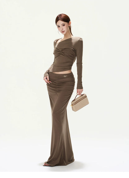 CYNR Vintage Y2K Knit Two-Piece Set