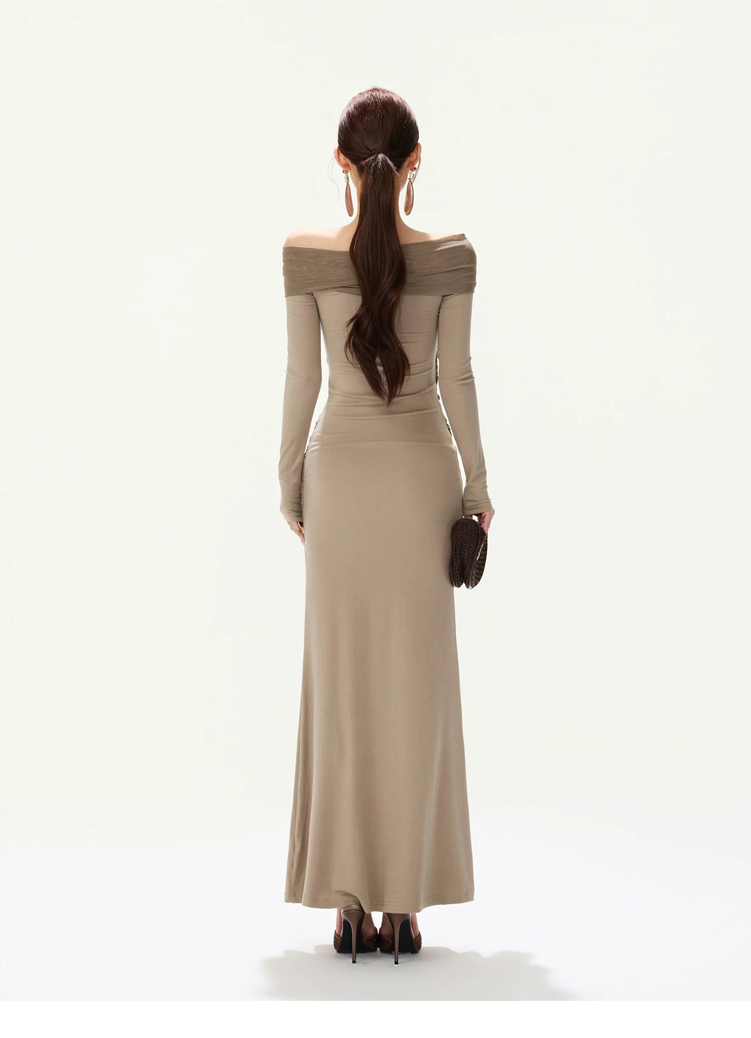 CYNR Off-the-Shoulder Dress