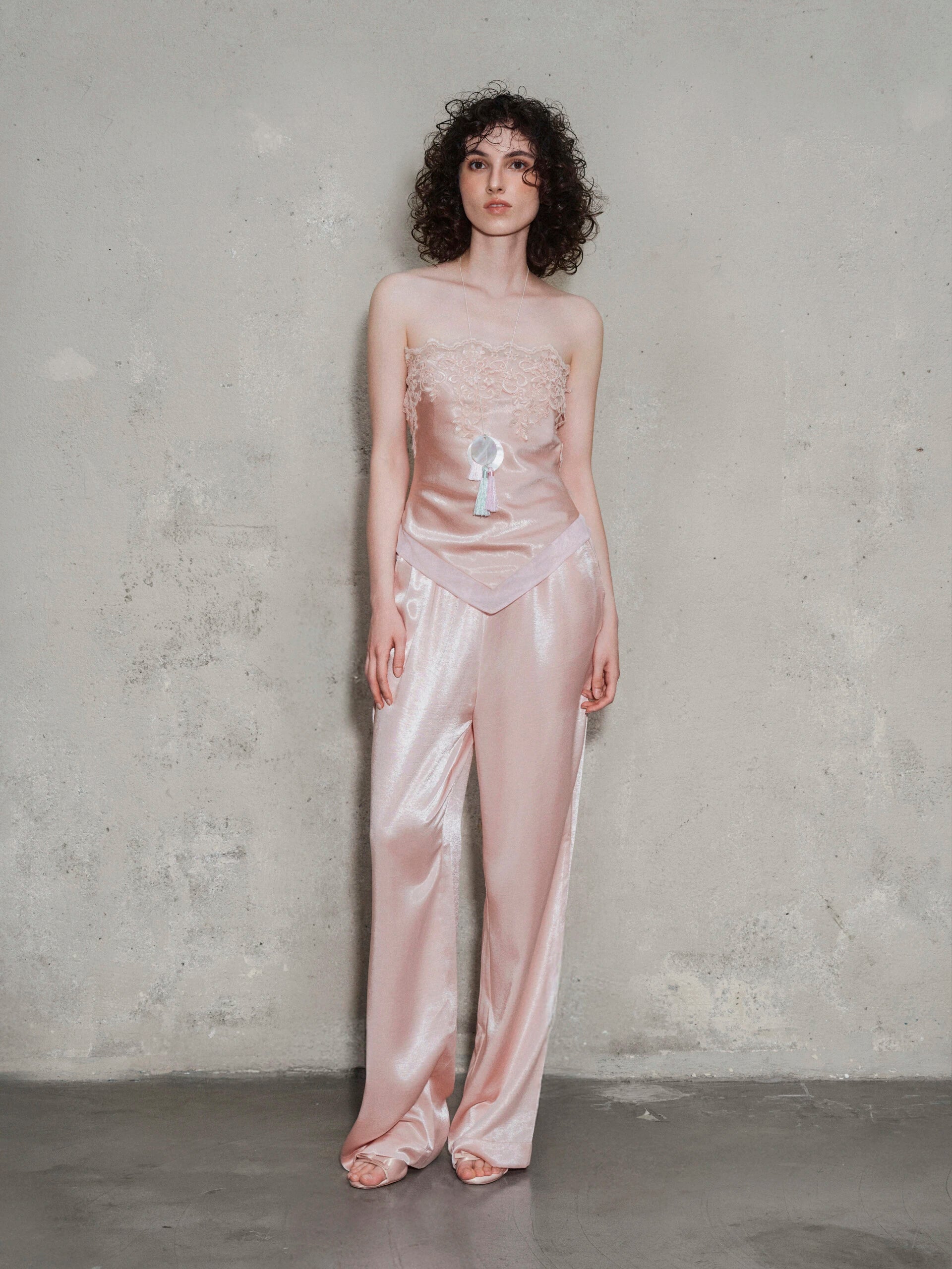OIA Nadiyya Top &amp; Pija Pants-Pink