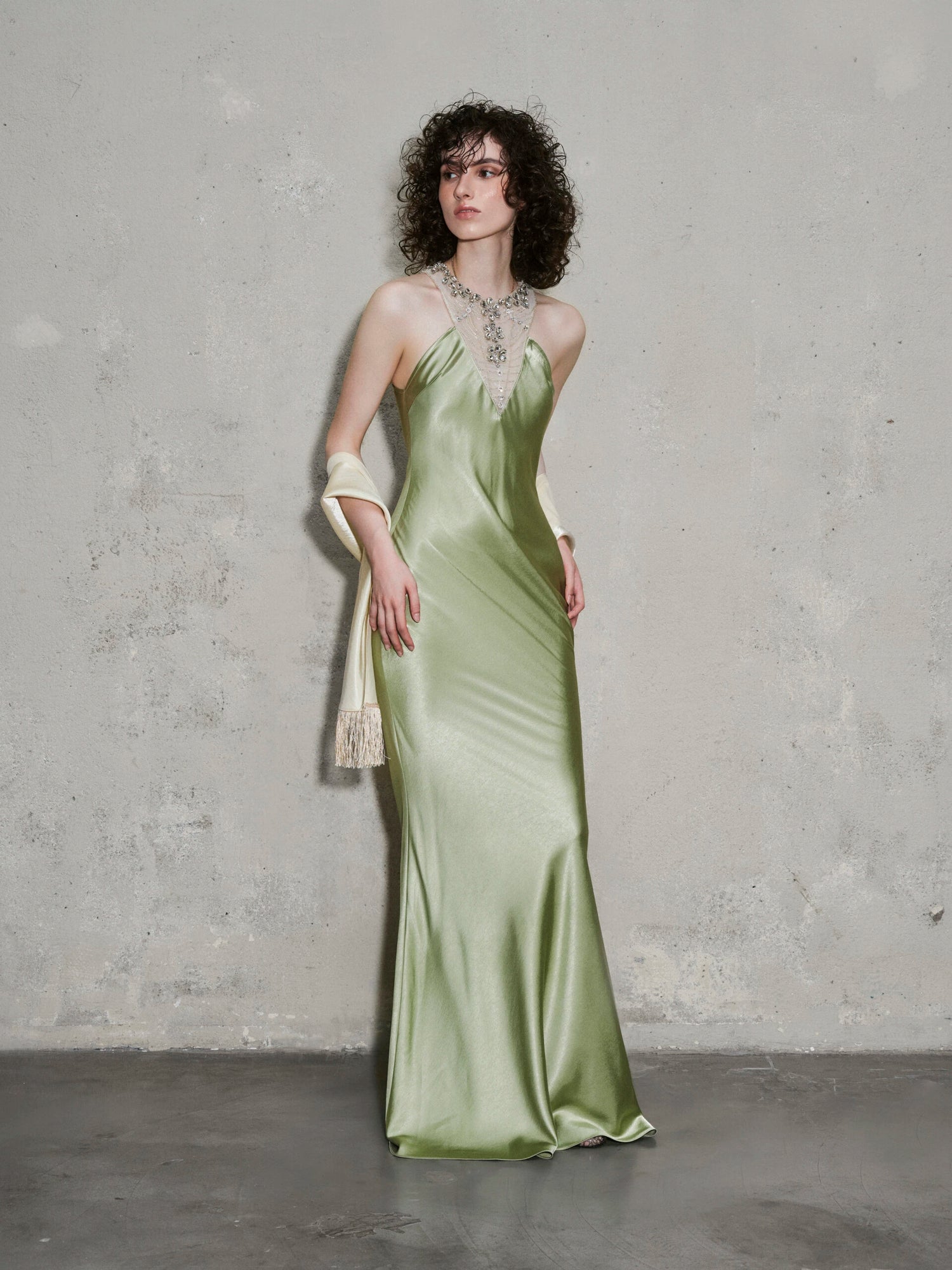 OIA Cinnabar Dress – Sage Green