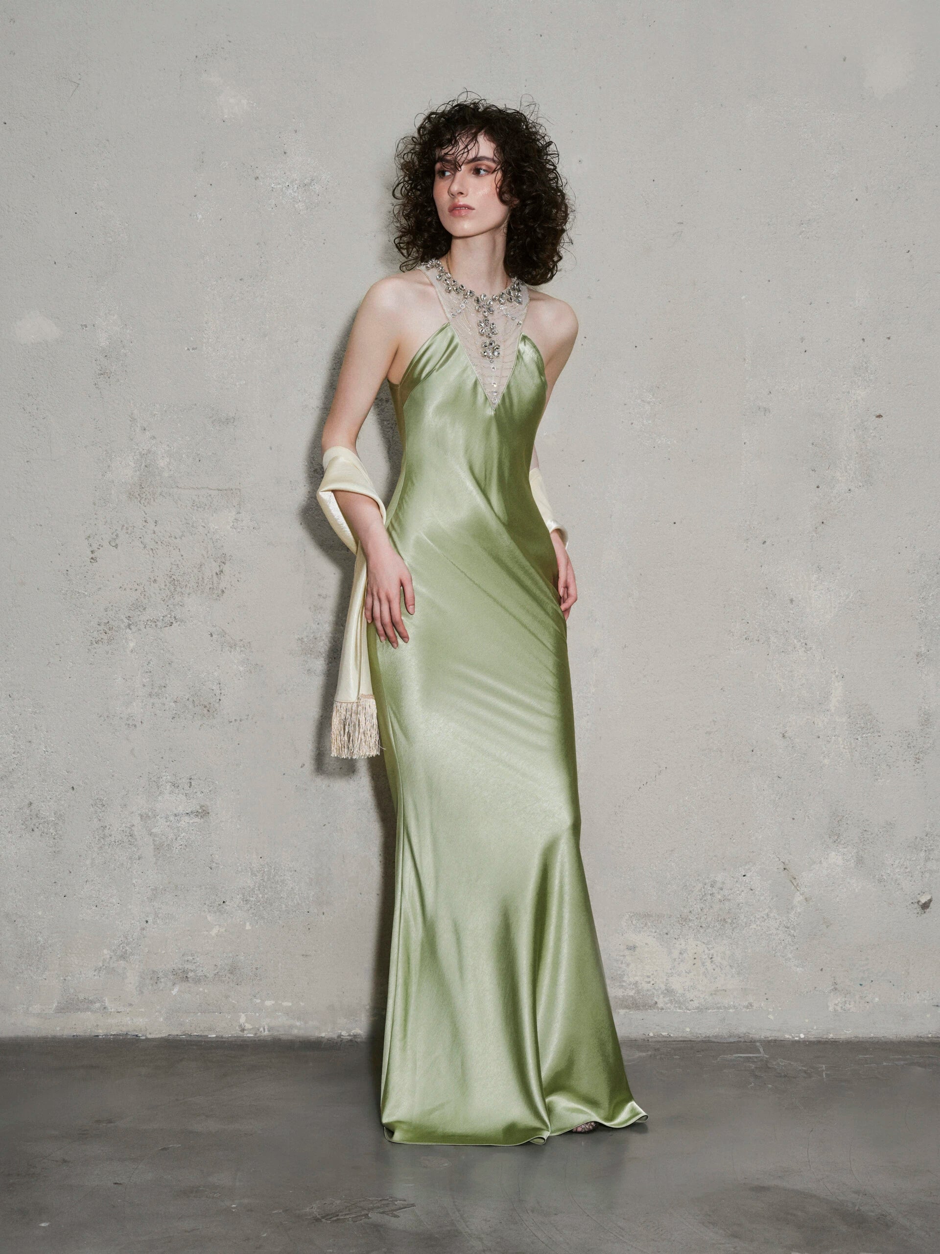 OIA Cinnabar Dress – Sage Green