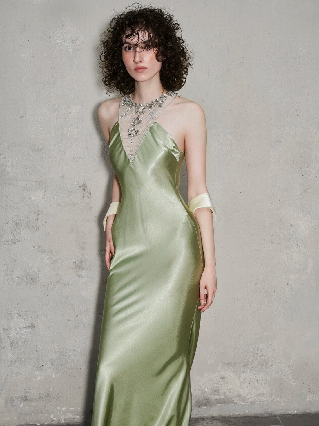 OIA Cinnabar Dress – Sage Green