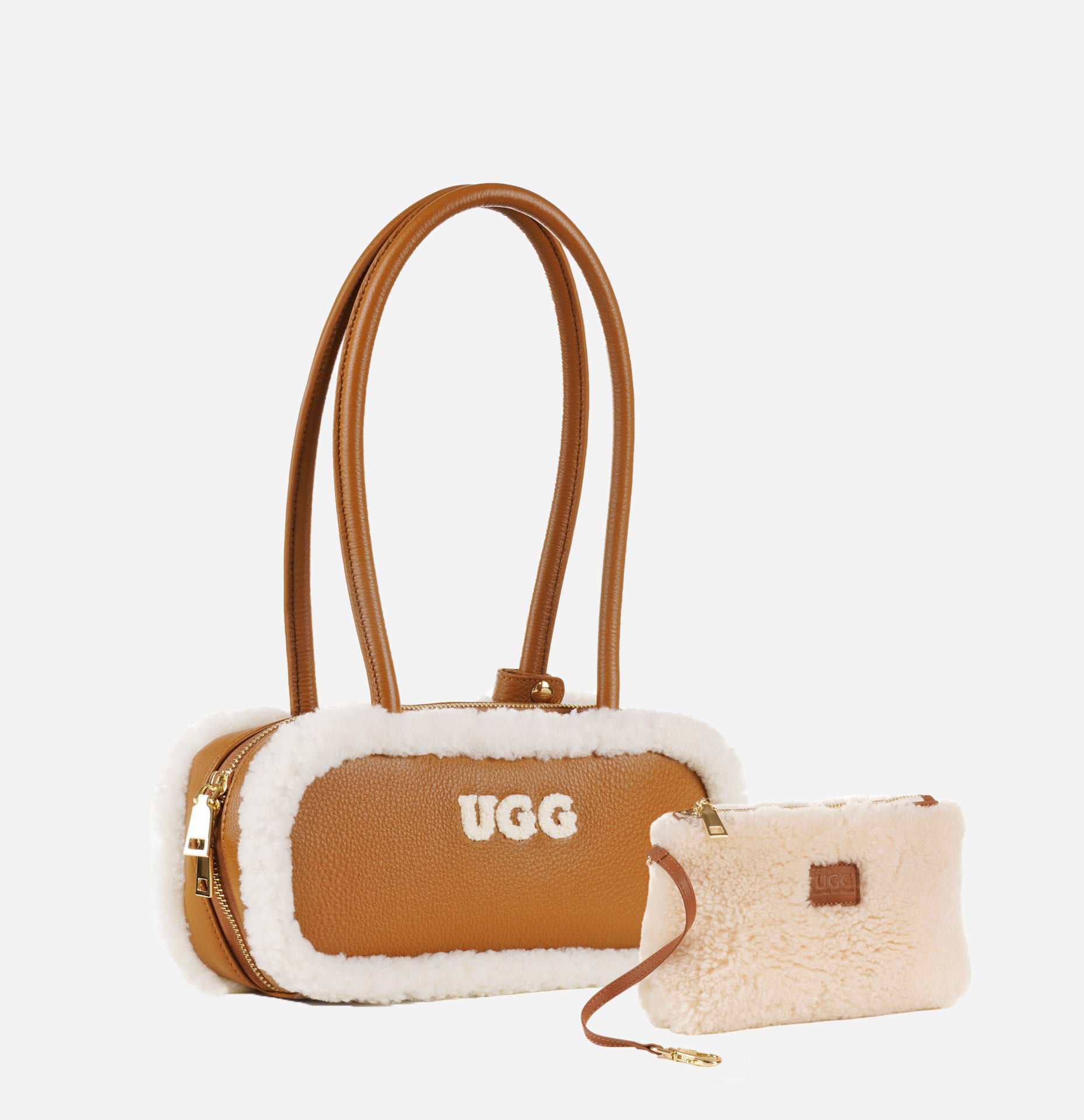 UGG OZ5001 LOGO LEATHER  BAG