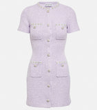 SP Lilac Sequin Knit Mini Dress