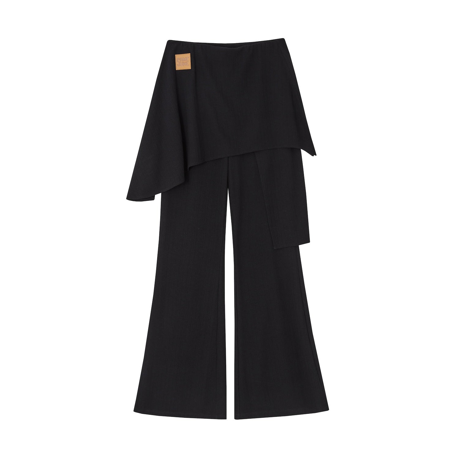 SOMESOWE [Star Style] S2508071&amp;S2508072 One shoulder pleated T-shirt + pants set (seperate)