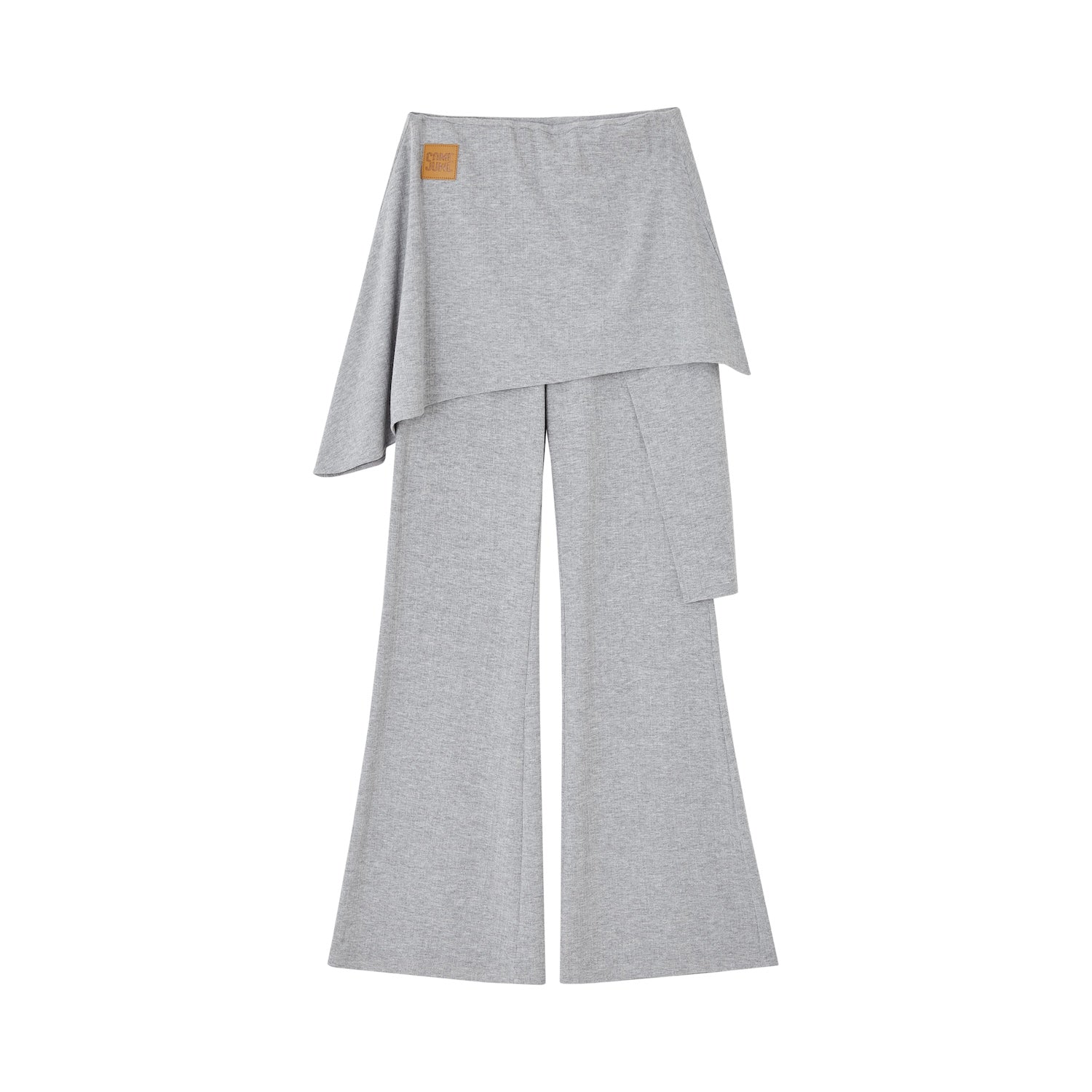 SOMESOWE [Star Style] S2508071&amp;S2508072 One shoulder pleated T-shirt + pants set (seperate)