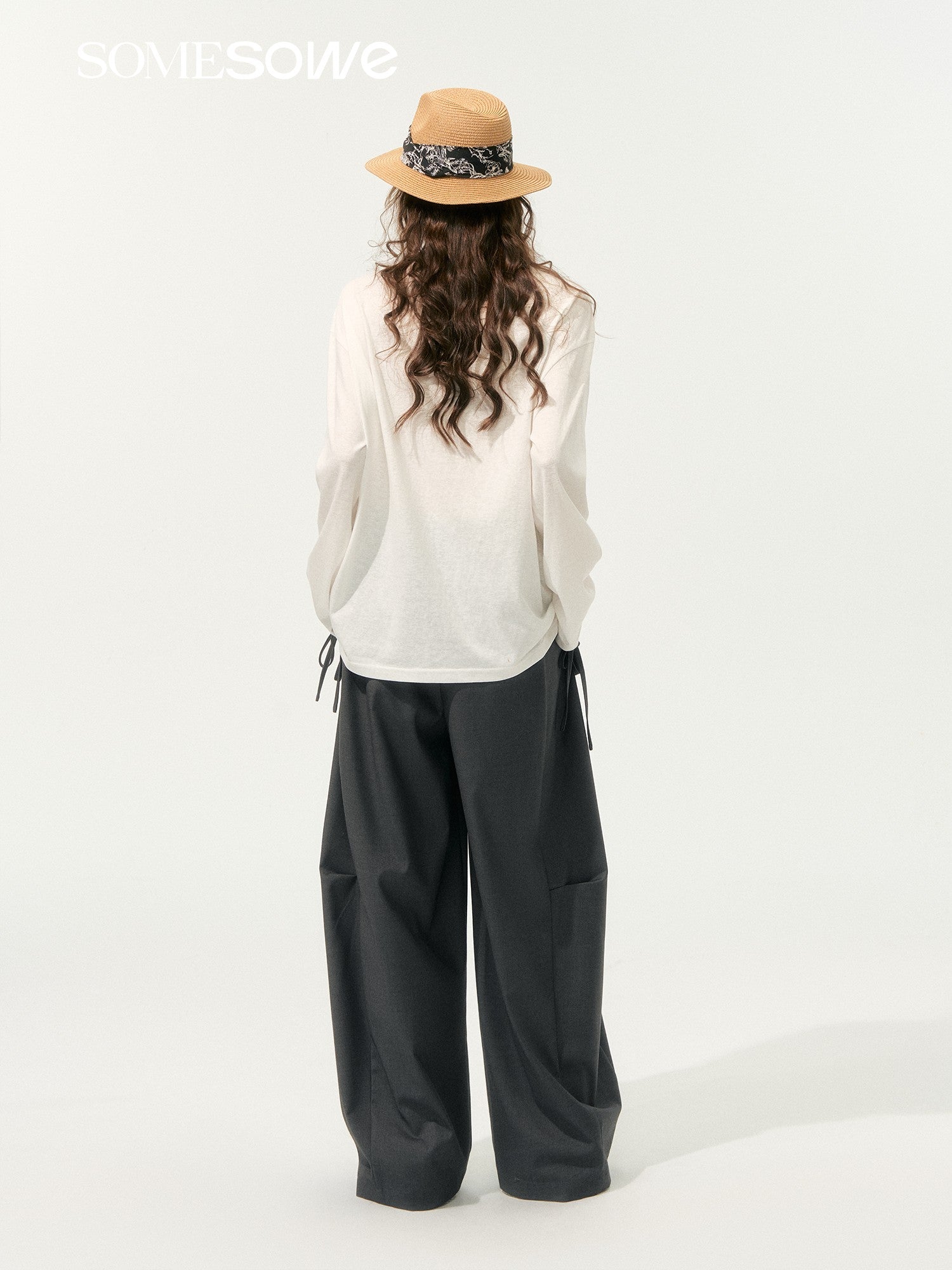SOMESOWE S2508201 Love and peace long sleeve T-shirt