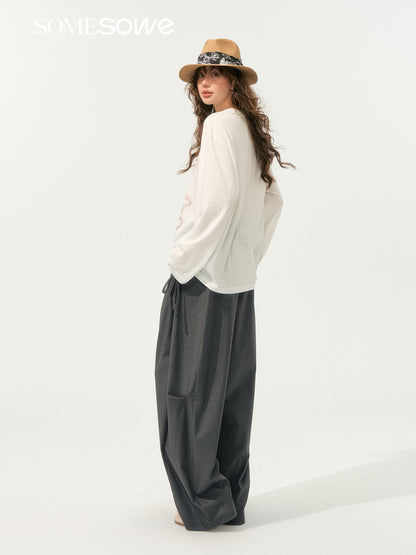 SOMESOWE S2508201 Love and peace long sleeve T-shirt