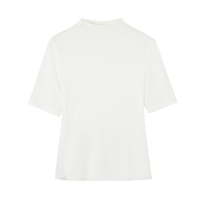 SOMESOWE S2609067&amp;S2609068 Wool high neck T-shirt + Lace patchwork camisole dress