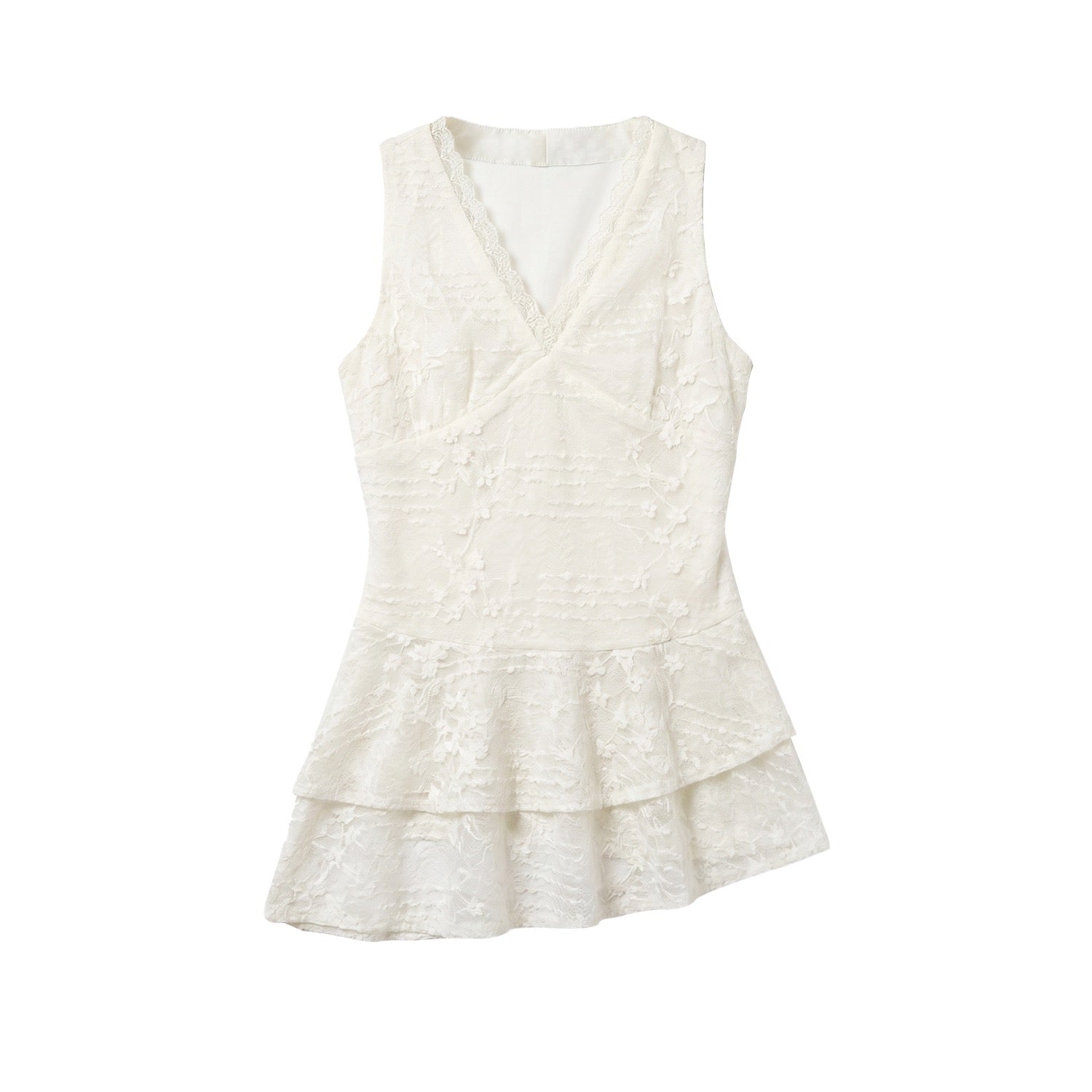 SOMESOWE S2609110 Hollow jacquard V-neck vest