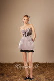 KiraKira.M K121154 "Wonderlust" Bright purple hollowed bow dress