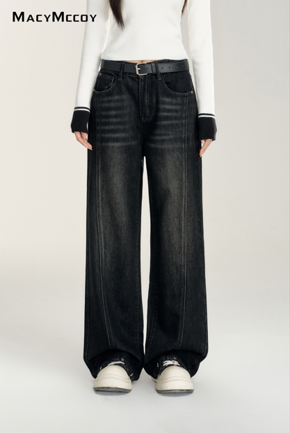 MacyMccoy MMC2024211 denim wide leg pants