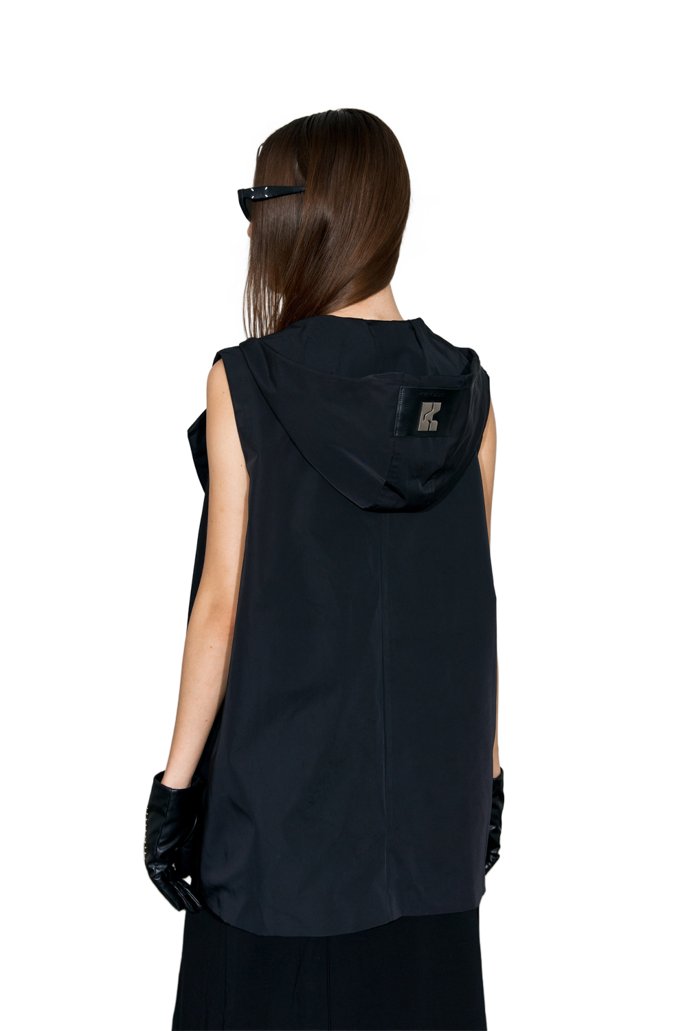 YJ1NGZYZJ Hooded Double-Breasted Waistcoat