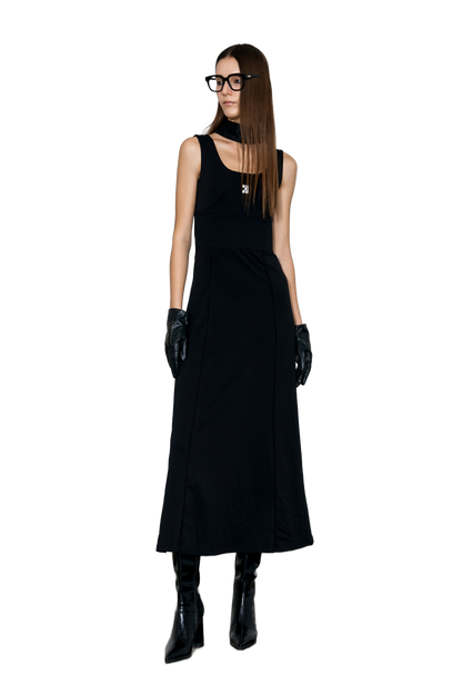 YJ1NGZYZJ Logo-Print Tank Dress