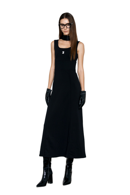 YJ1NGZYZJ Logo-Print Tank Dress