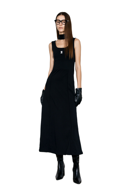 YJ1NGZYZJ Logo-Print Tank Dress