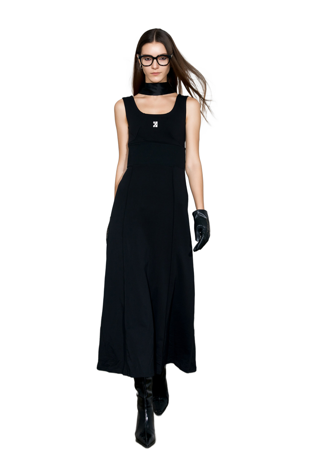 YJ1NGZYZJ Logo-Print Tank Dress