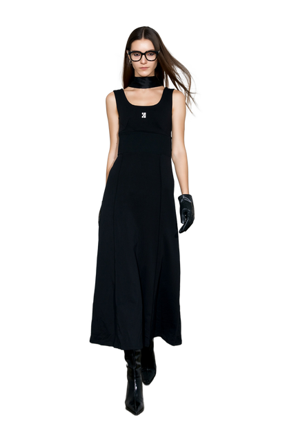 YJ1NGZYZJ Logo-Print Tank Dress
