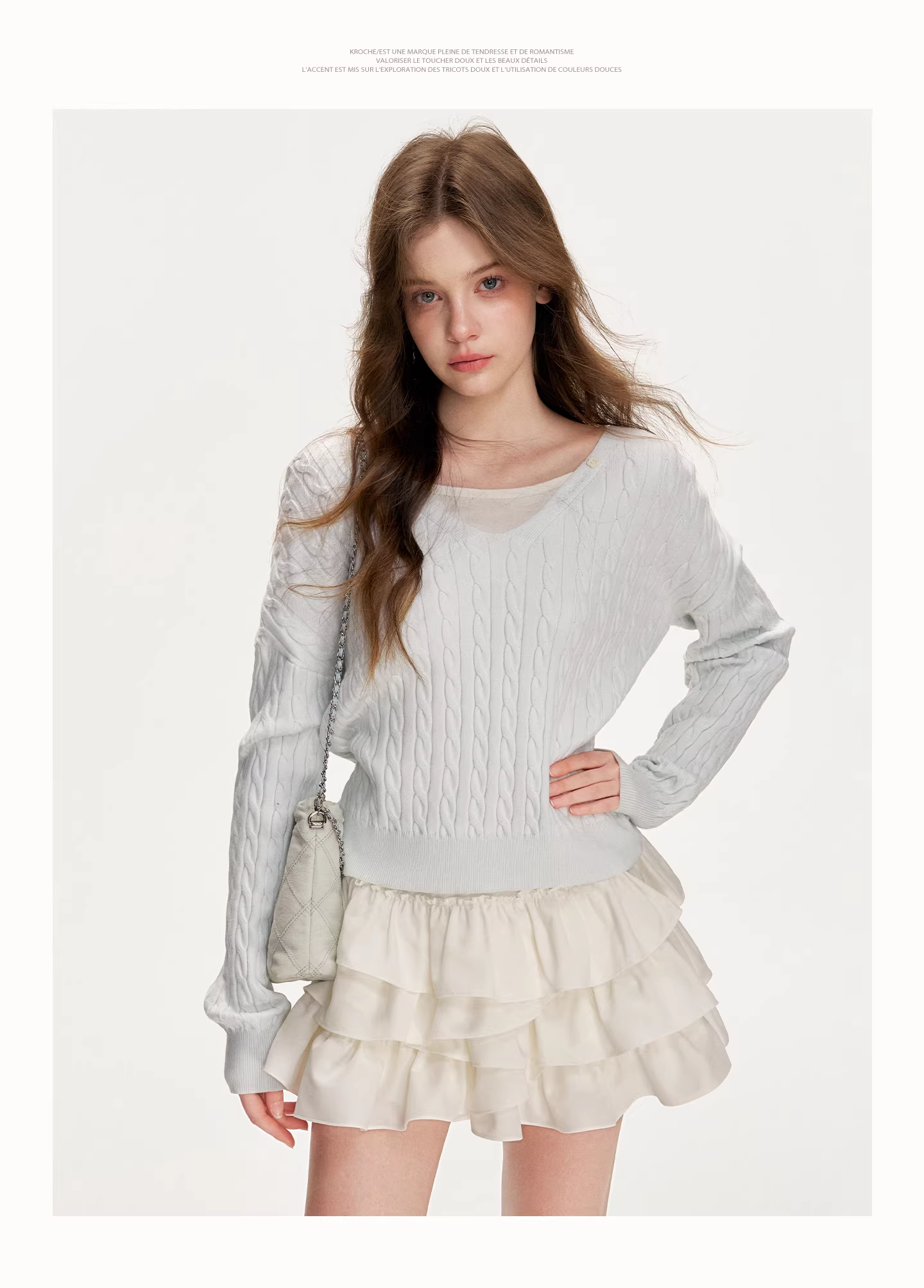 Kroche KDC4053 Irregular fluffy skirt