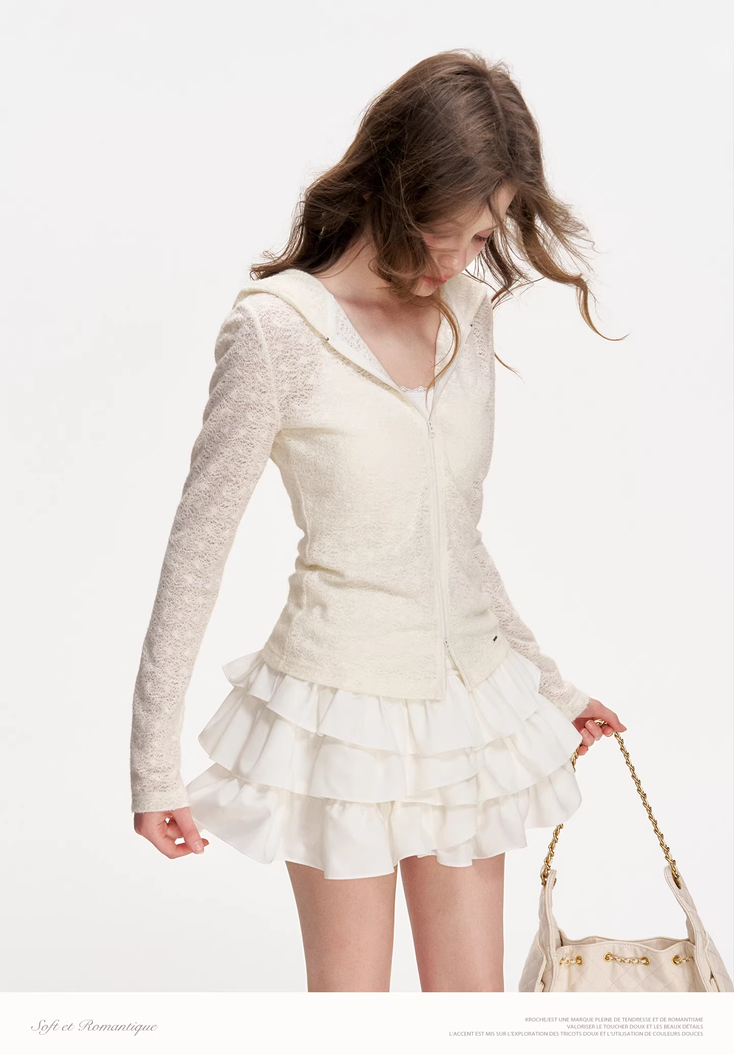 Kroche KDC4053 Irregular fluffy skirt