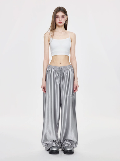 Nova Street Metallic Satin Drawstring Set(SEPERATE)