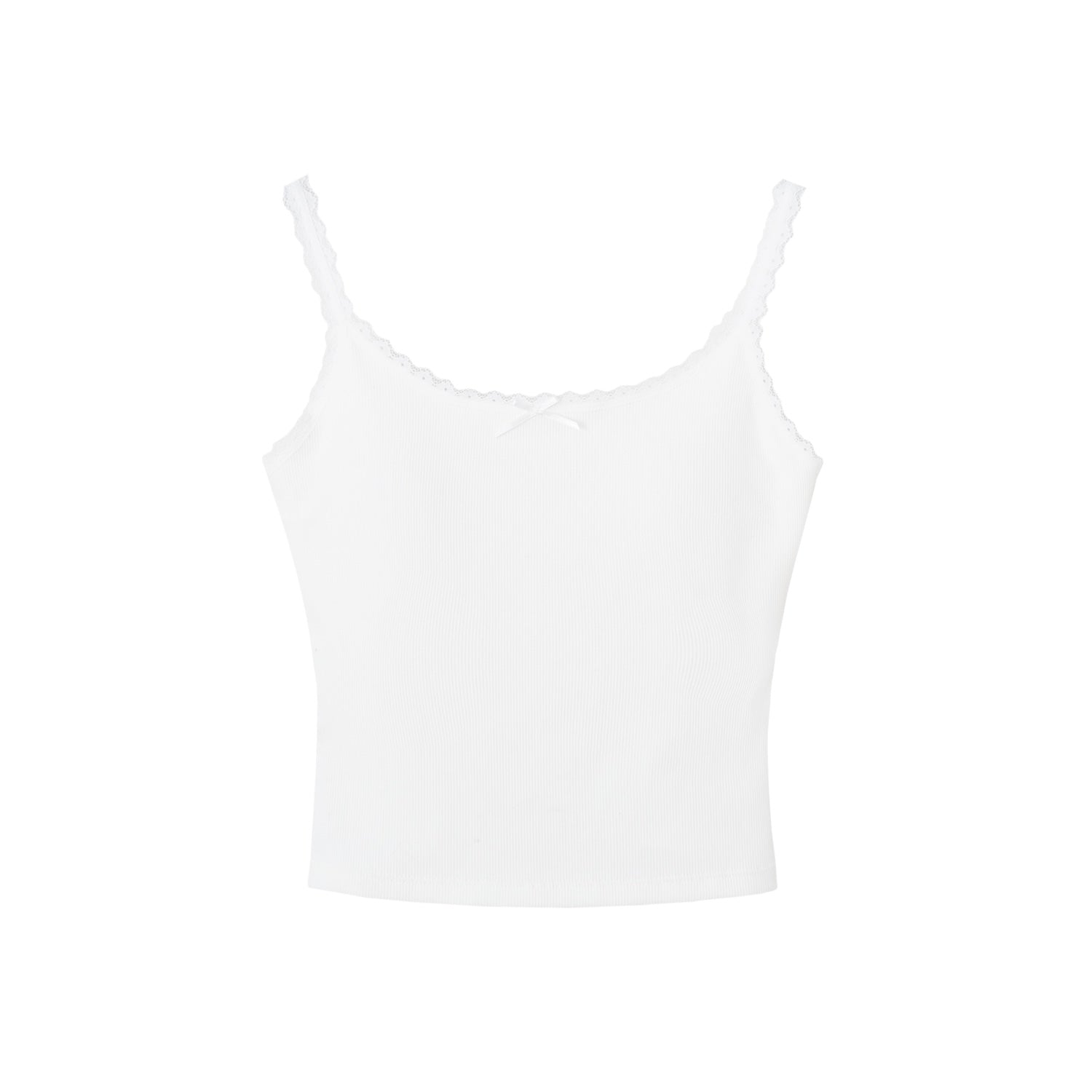 SOMESOWE S2508119 Lace bow vest