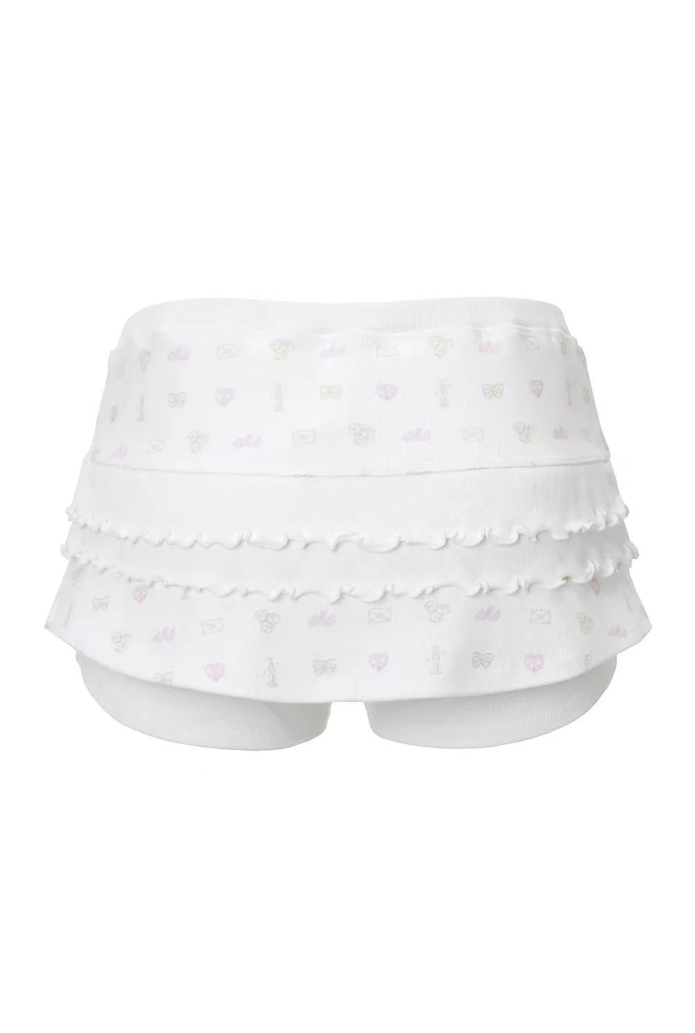 Threetimes Sweet tht skirt shorts (2color)