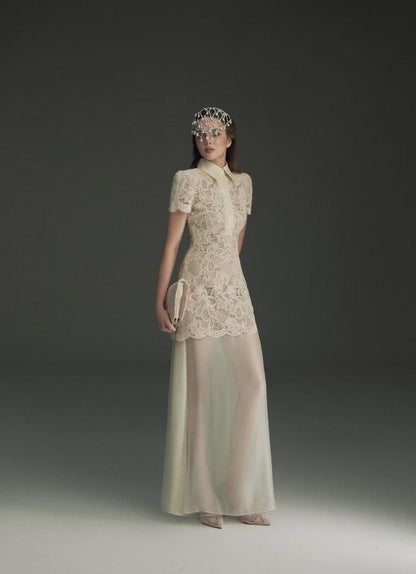 Oia Lacey Set Dress