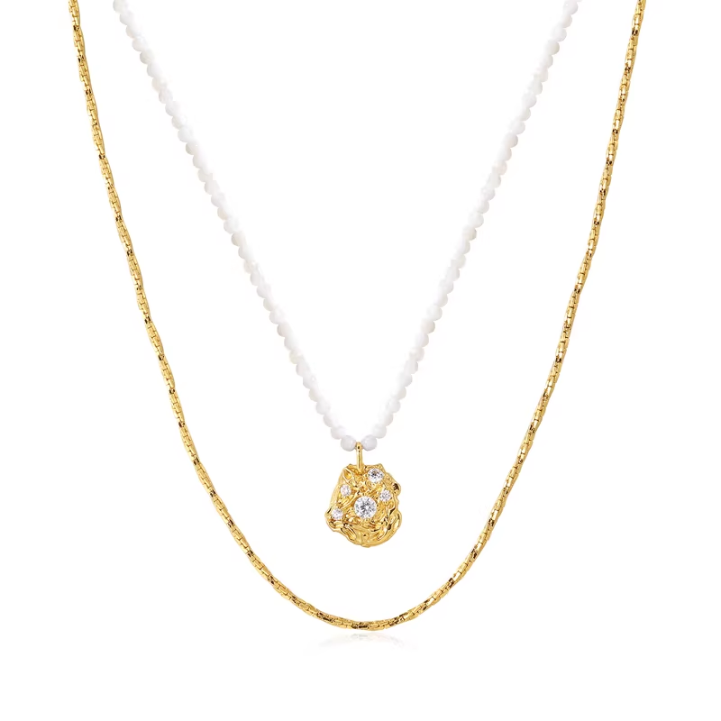 ARSIS Flower stamen pendant necklace