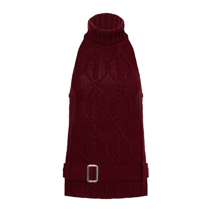 JYOSEI Red gray backless knitted top