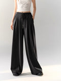 AsGony STRIPE LOOSE TROUSERS (2color)