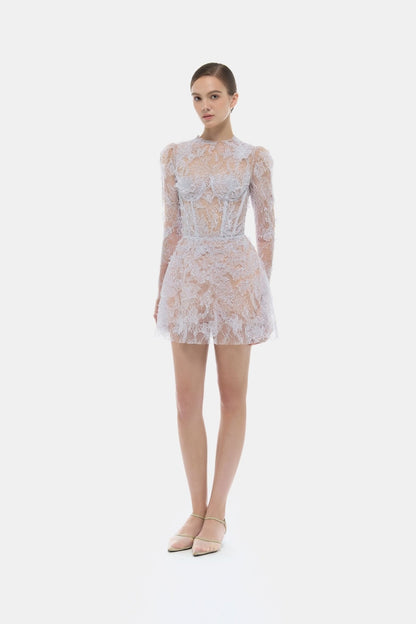 Lobbster Beaded Lace Dress