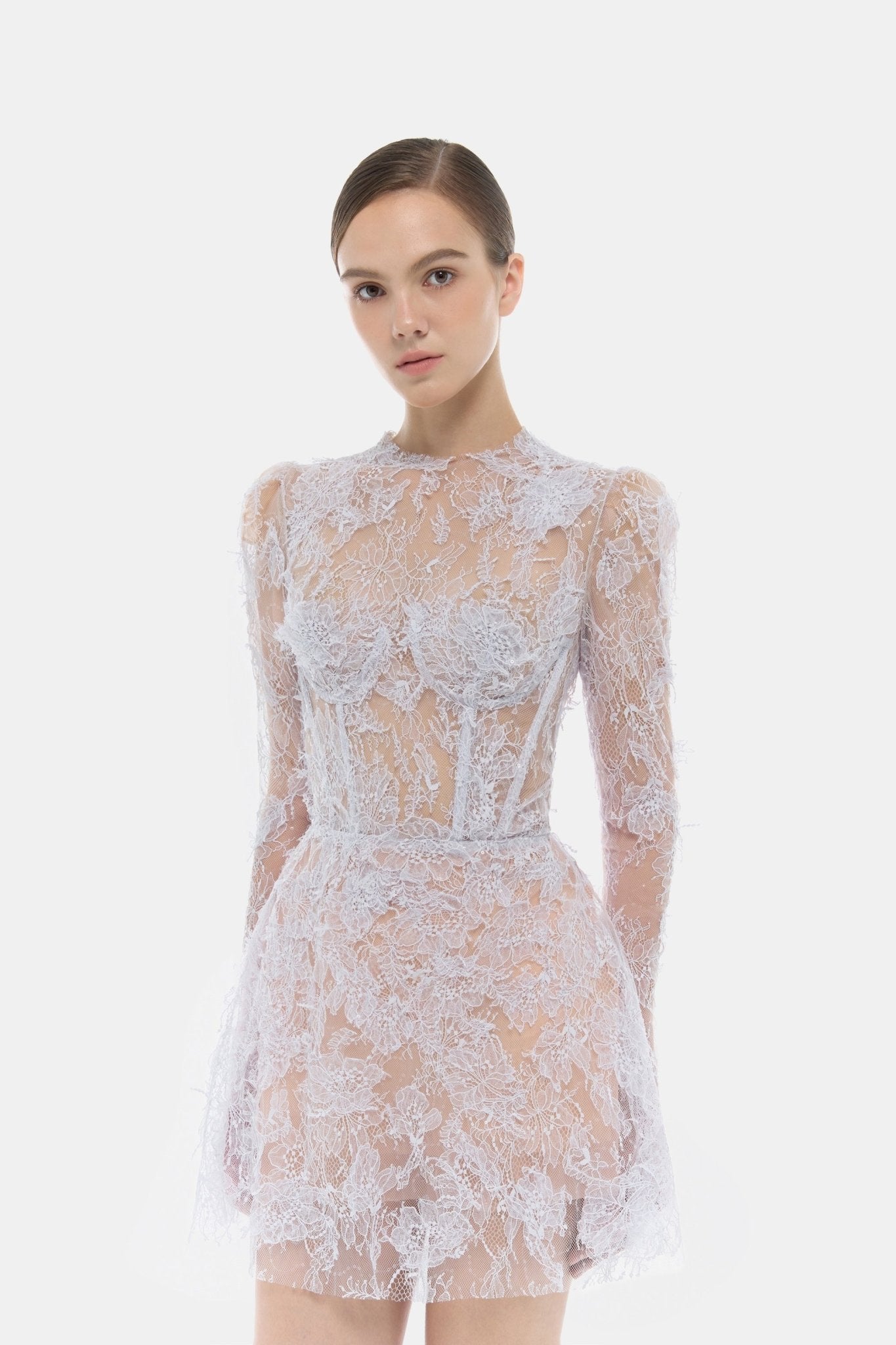 Lobbster Beaded Lace Dress