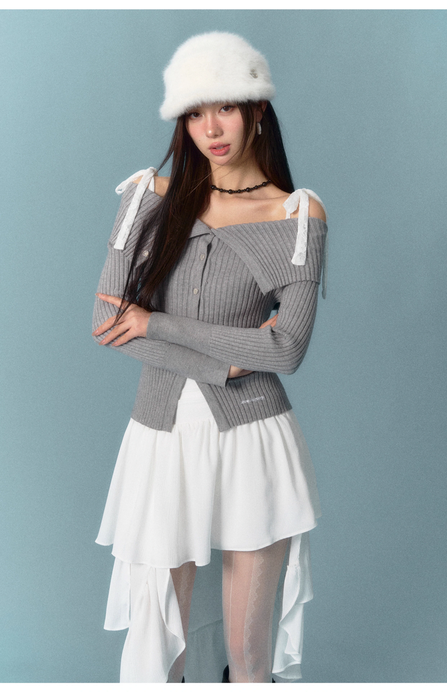 ASGONY [Star Style] Sale Ballet Top(2color)