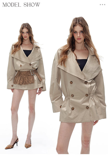 Tut tuto Casual double breasted windbreaker